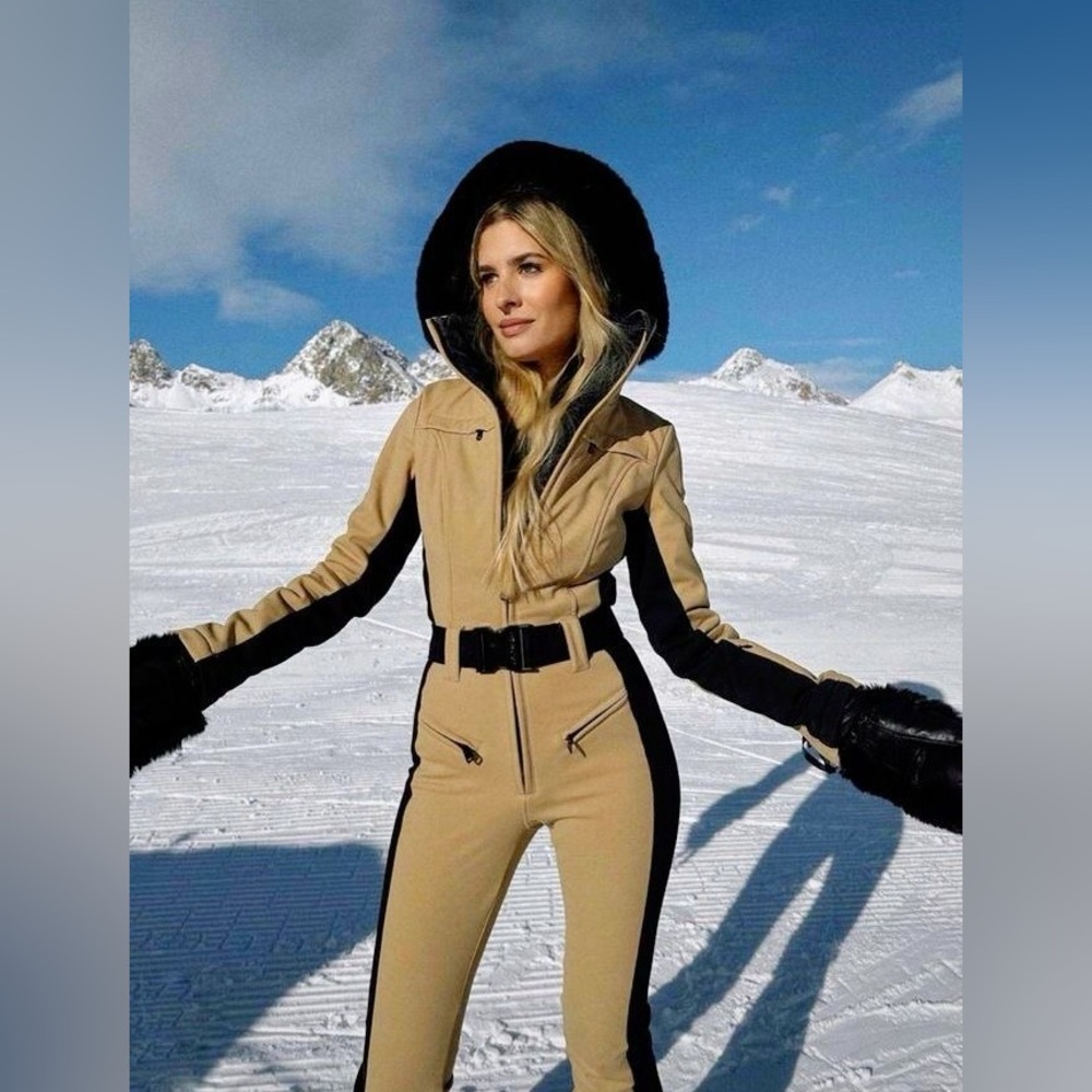 GOLDBERGH Parry Gold Tan Ski Suit